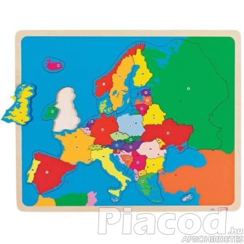 GK57509 Európa puzzle 35 db Goki