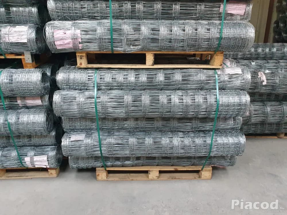 Hegesztett drótháló, drótfonat, vadháló, kapu, oszlop, kerítésépítés - Kép 2