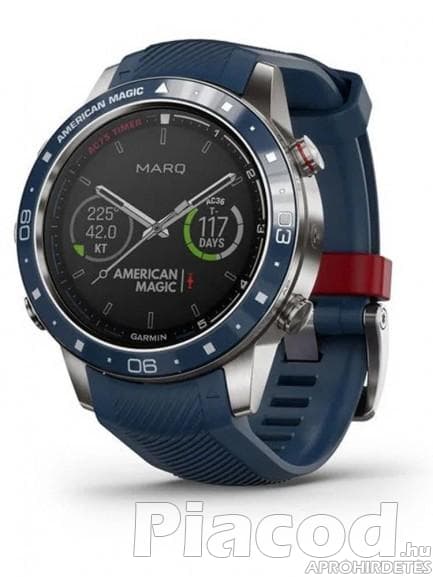 Garmin MARQ Captain: American Magic Edition Blue Rubber Strap Smartwatch 010-02454-01 - Kép 2