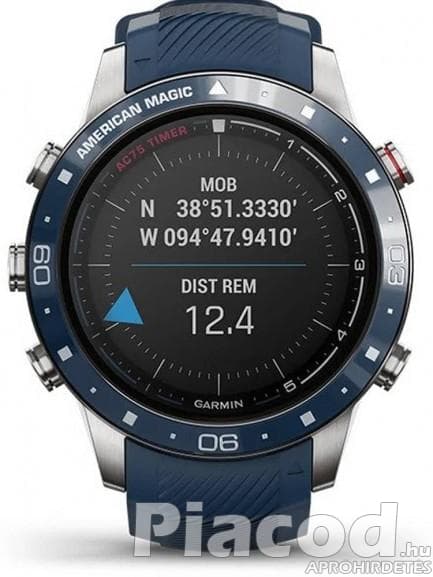 Garmin MARQ Captain: American Magic Edition Blue Rubber Strap Smartwatch 010-02454-01