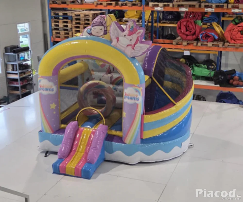 Bérelhető Édes Álom Mini Csúszdás Ugráló - Kép 3