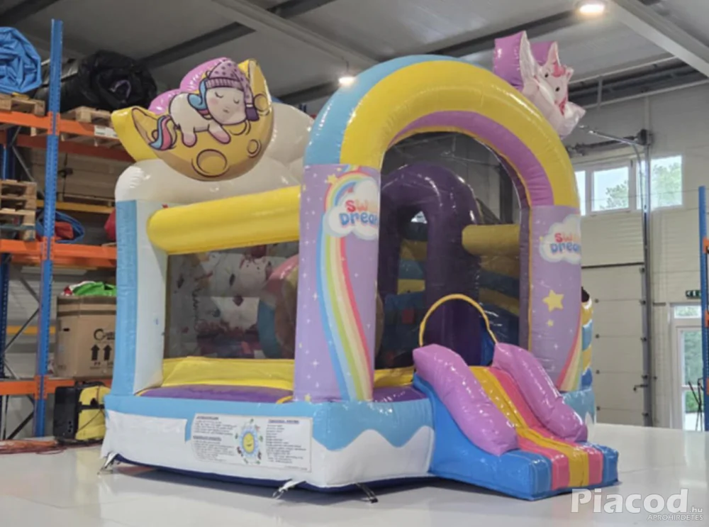 Bérelhető Édes Álom Mini Csúszdás Ugráló - Kép 2
