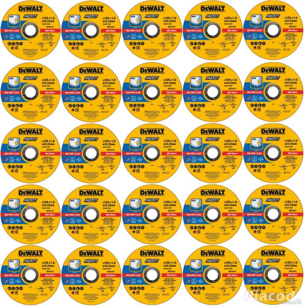 Vágókorong fémre 125 x 1,0 x 22,2 mm inox (25db\cs)