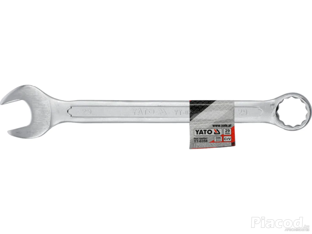 Csillag-villáskulcs 29 mm, 340 mm, CrV acél – YT-0358