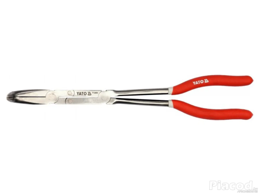 Hosszúcsőrű fogó hajlított 90° 330 mm – YATO YT-20402 - Kép 2